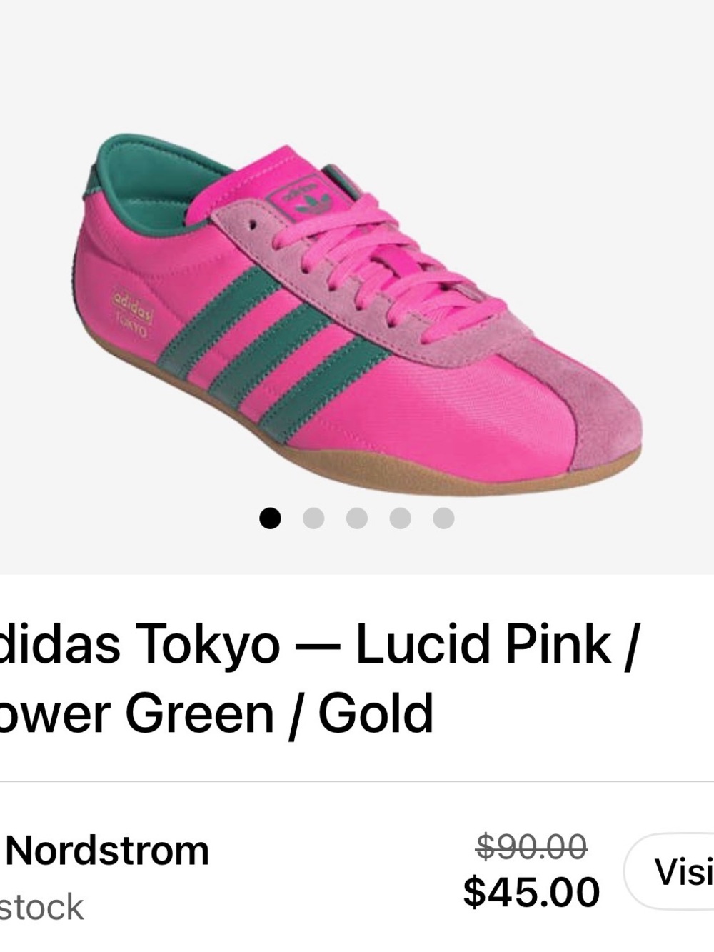 Adidas Tokyo Pink Women’s 9 - Picture 9 of 9